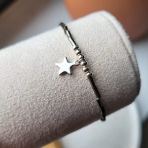Bracelet étoile perle tube