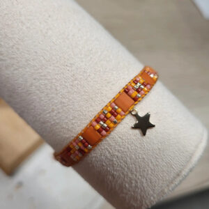 Bracelet Tila Etoile Orange