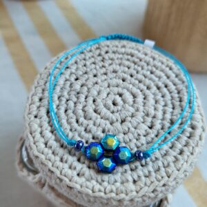 Bracelet fin en perle de verre Tchèque