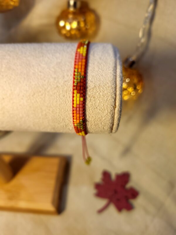 Bracelet tissé triangle