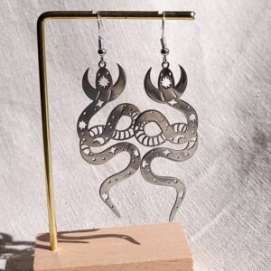 Boucles d'oreille Serpent